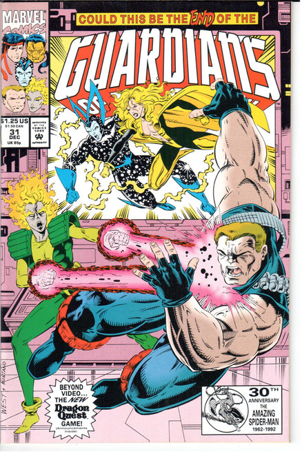 Guardians of the Galaxy (1990 Series) #31 NM- 9.2