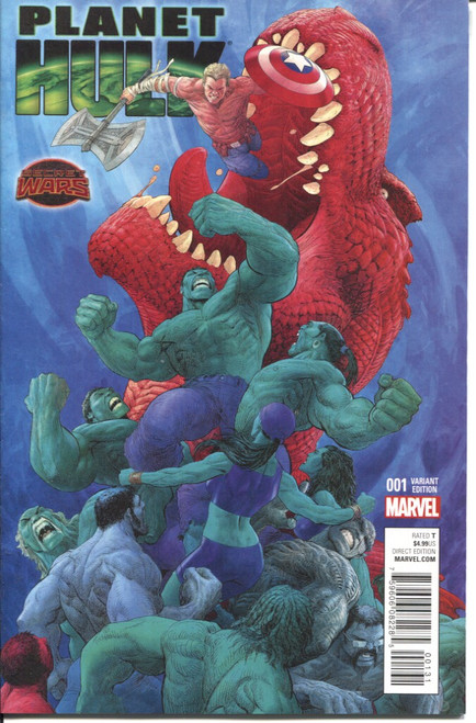 Planet Hulk (2015 Series) #1C NM- 9.2 Planet Hulk (2015 Series) #1C NM- 9.2