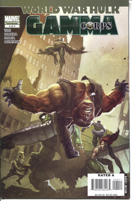 World War Hulk Gama Corps #4 NM- 9.2 World War Hulk Gama Corps #4 NM- 9.2