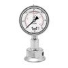 Winters PSQ Series 2 1/2 in. Dial All-Purpose Stainless Steel Sanitary Gauge w/ 1 1/2 in. Tri-Clamp Bottom Mount