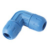 FastPipe® 90° Elbow for Aluminum Pipe, Blue
