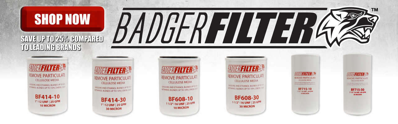 New Badger Filters Available Today
