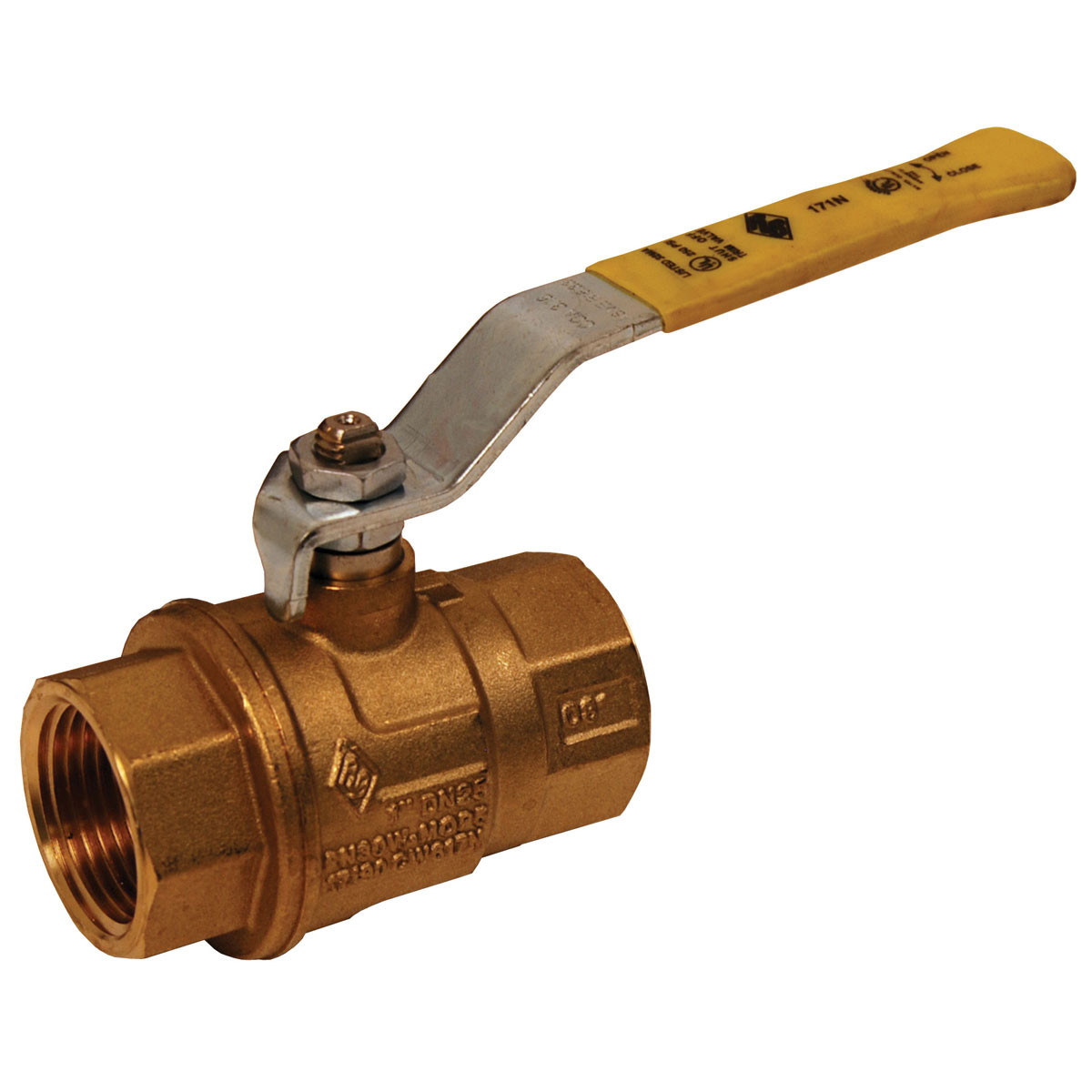 Dixon Imported 1 1/2 in. NPT Brass Ball Valve Full Port John M