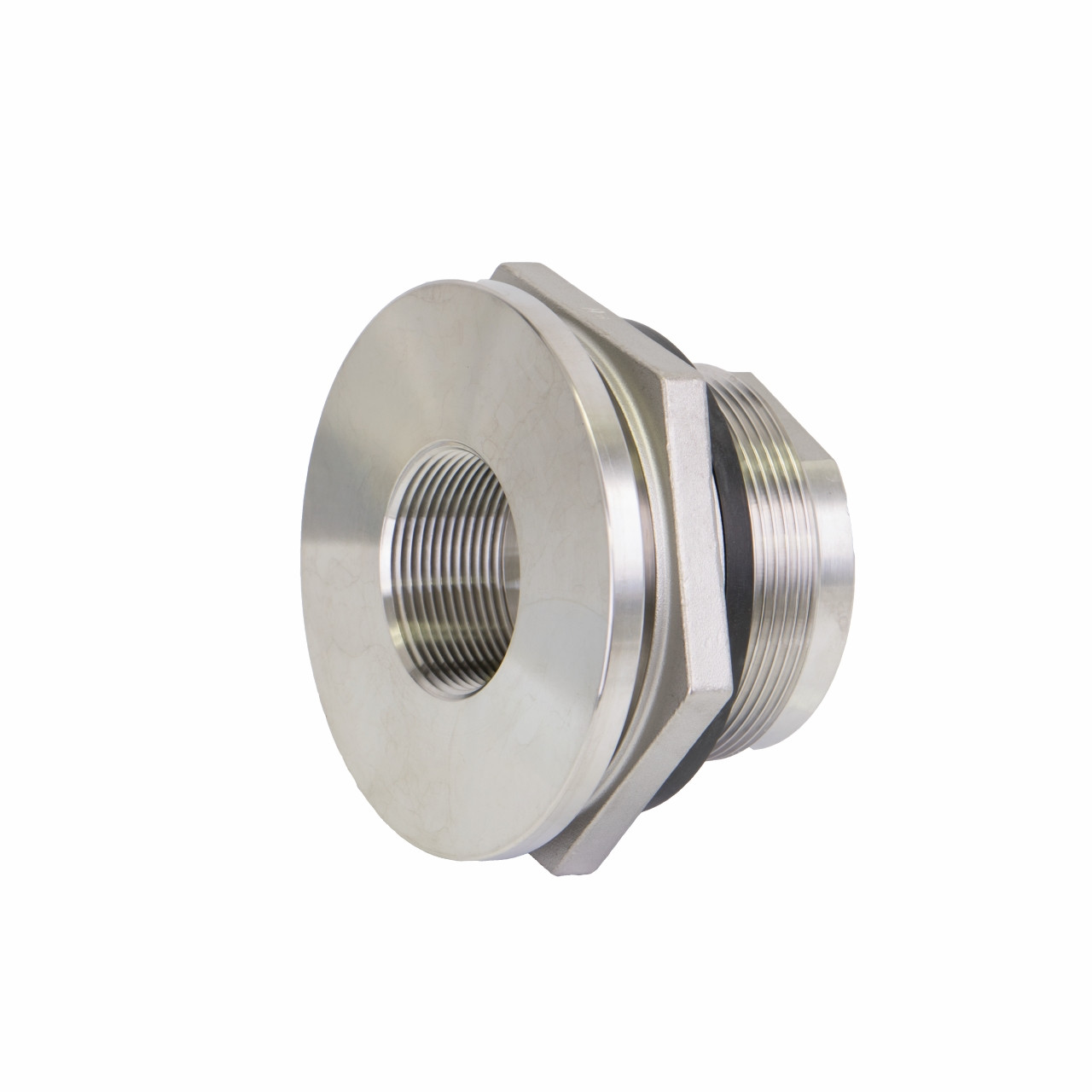 316 Stainless Steel Bulkhead, 3/8 in. to 3 in. Sizes