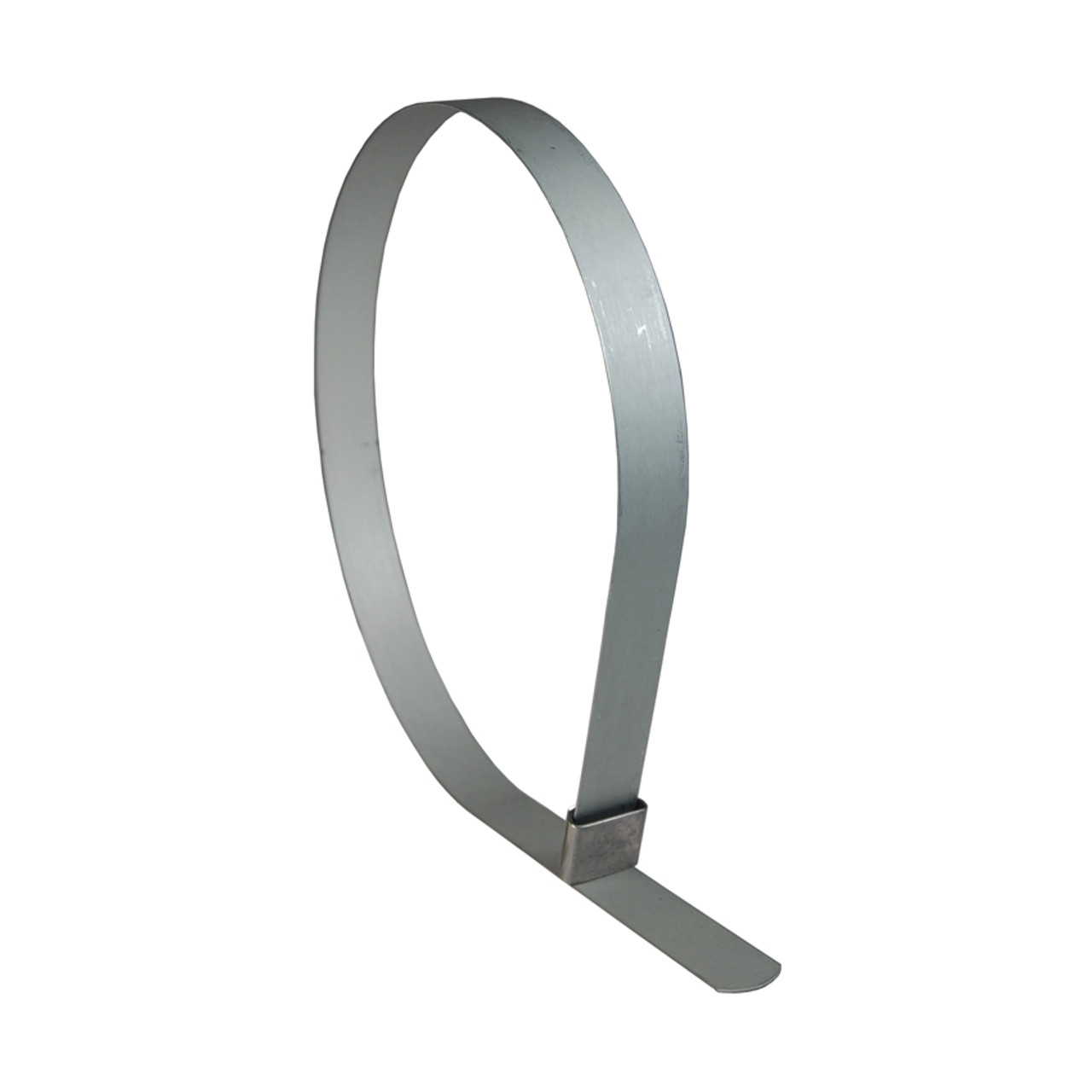Punch Type Clamp - 2 Clamp ID x 5/8 Band Width - Galvanized