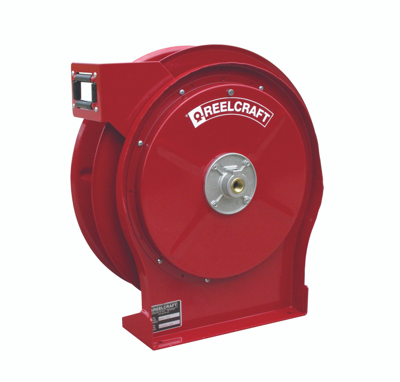 Reelcraft 3/8 in. x 50 ft. 5605 OLP Premium Duty Spring Retractable  Air/Water Hose Reel - Reel Only - John M. Ellsworth Co. Inc.