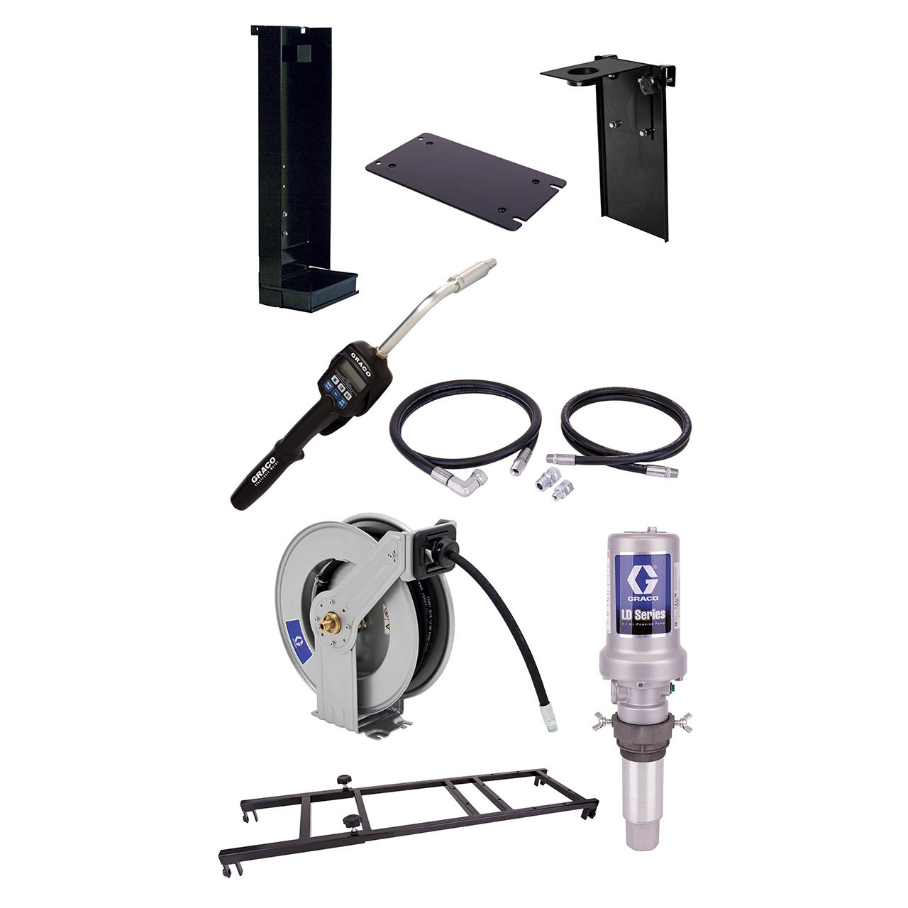 Graco LD Series 5:1 Tote Mount Oil Pump Package w/ Preset