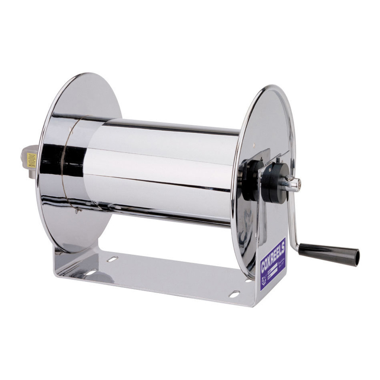 Coxreels 112-4-75-SS Stainless Steel Compact Hand Crank Hose Reel - Reel  Only - 1/2 in. x 75 ft.