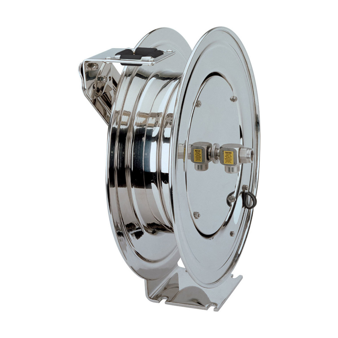 Stainless Steel Hose Reel High Pressure Manual Water 100 Metre 1/2