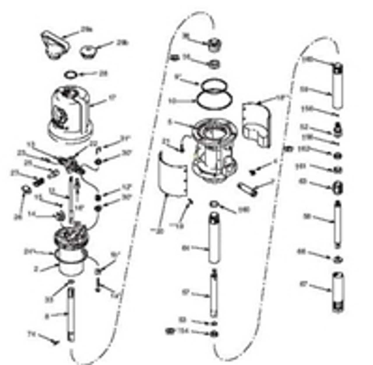 SVI Inc. Air Motor Repair Kit Compatible With Graco Fireball