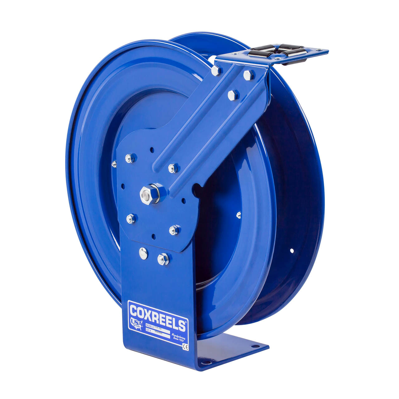 Coxreels P-LPL-350 Standard Duty Air Hose Reel - Reel Only - 3/8 in. x 50 ft.  - John M. Ellsworth Co. Inc.