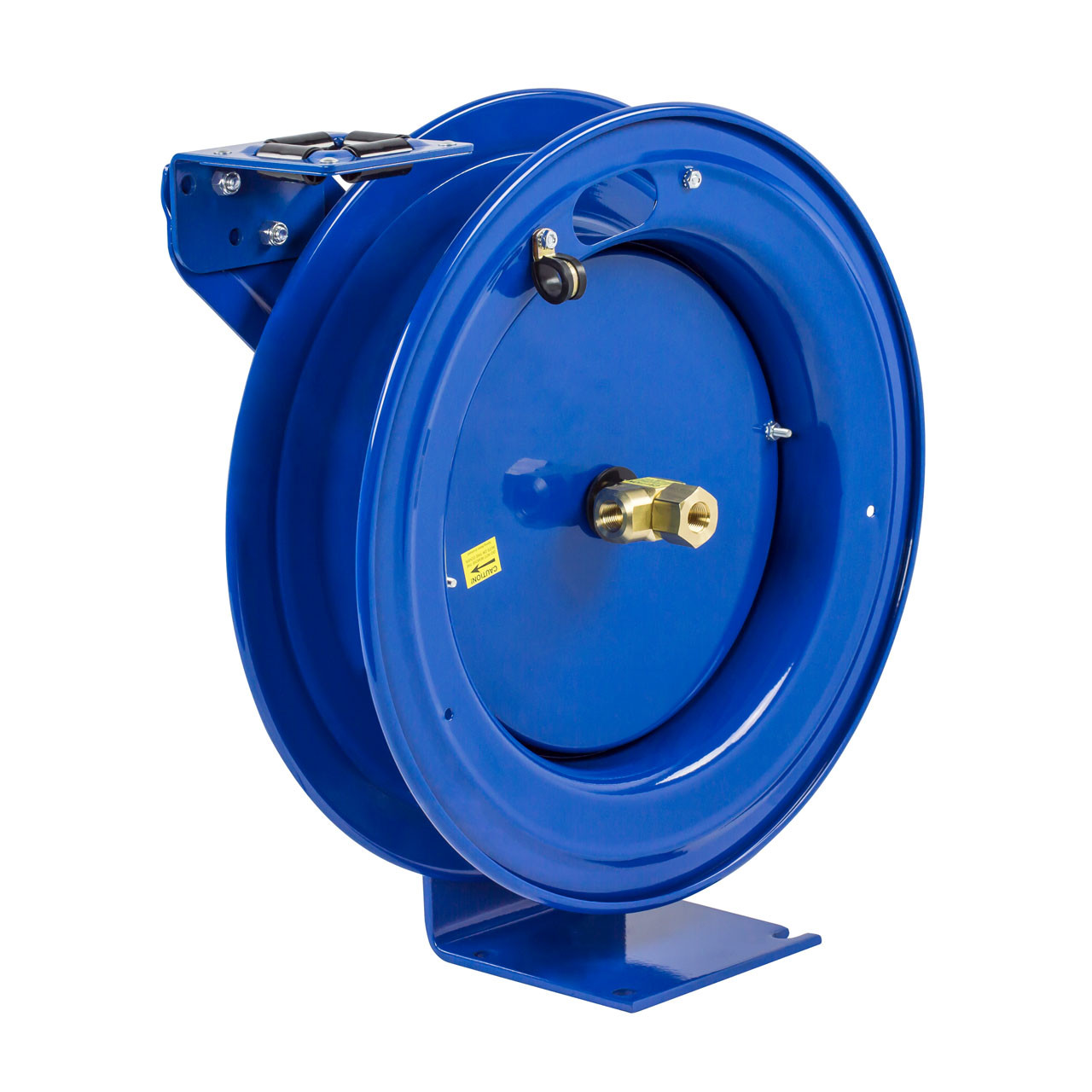 COXREELS EN-N-350 Enclosed Spring Driven Air Compressor Hose Reel, Hose  Included, 3/8” x 50