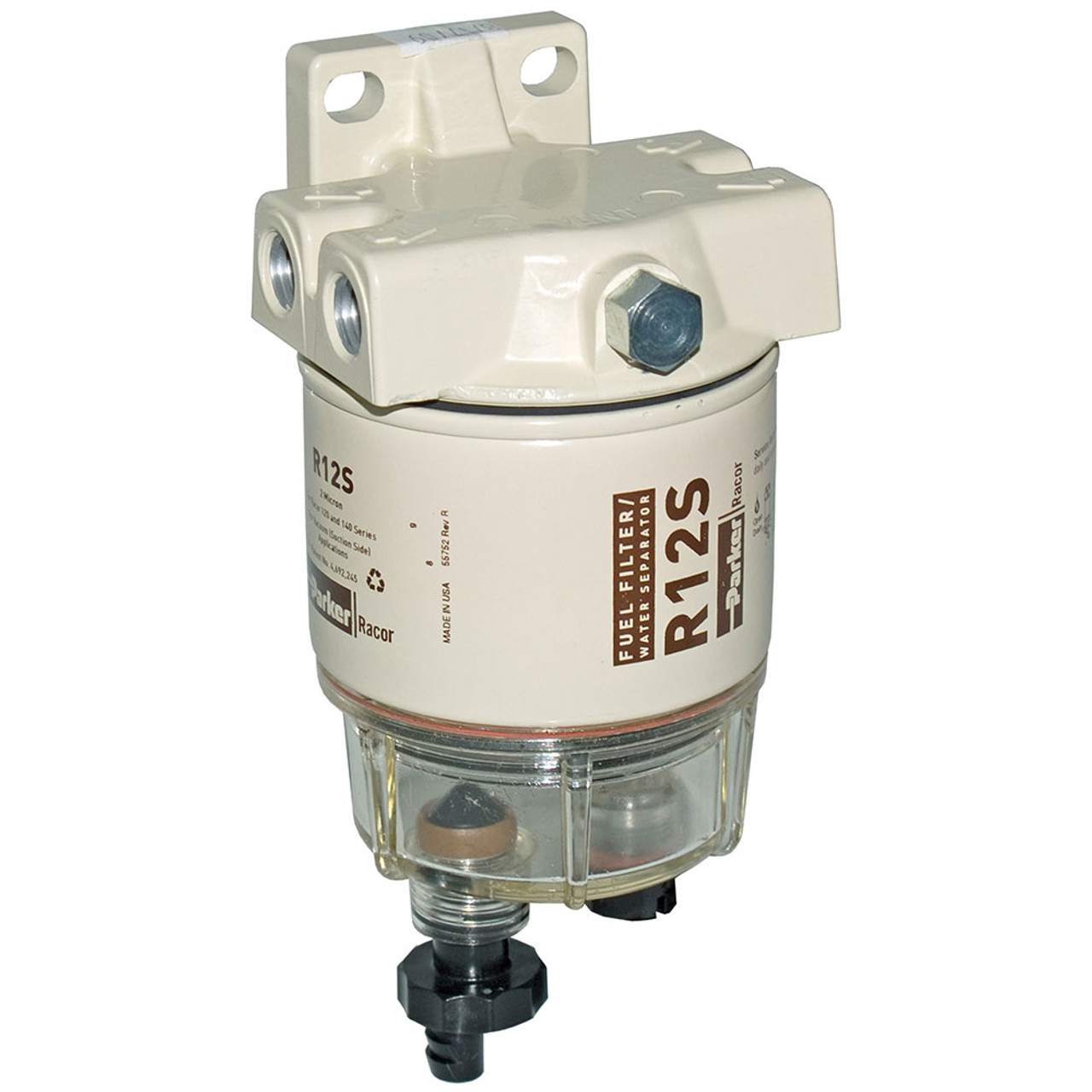 Racor 120AS Filter Assy-Diesel 15 GPH 2m