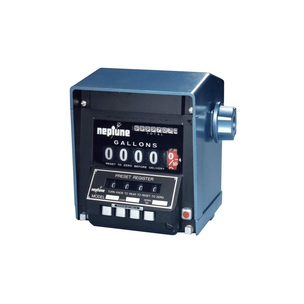 Neptune 832 Series Preset Mechanical Registers - 832-19 - Single