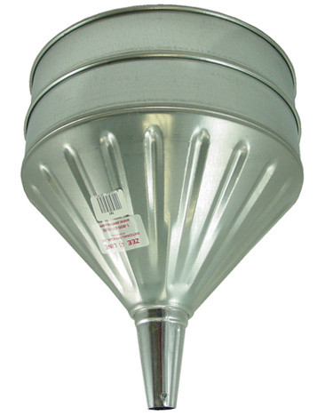 Zeeline Galvanized 8 Quart Funnel - John M. Ellsworth Company