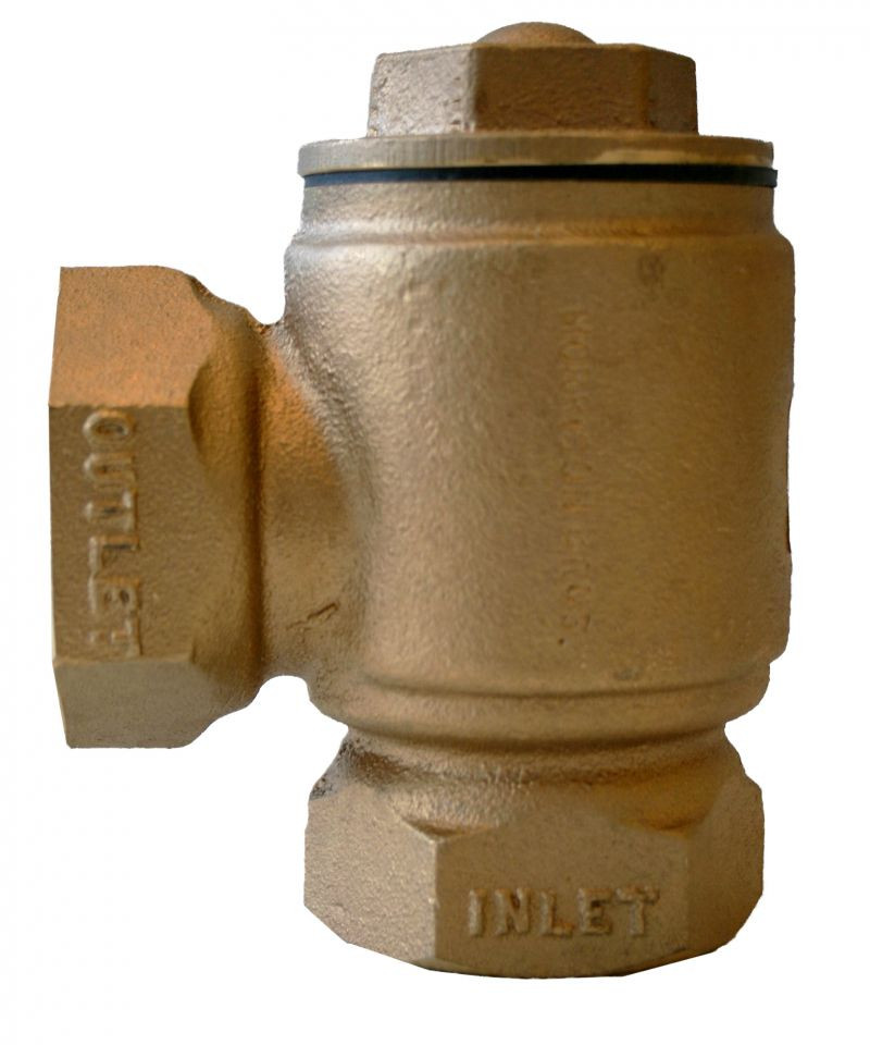 Morrison Bros. 137 Series 1 1/2 in. to 2 in. Brass Angle Check and