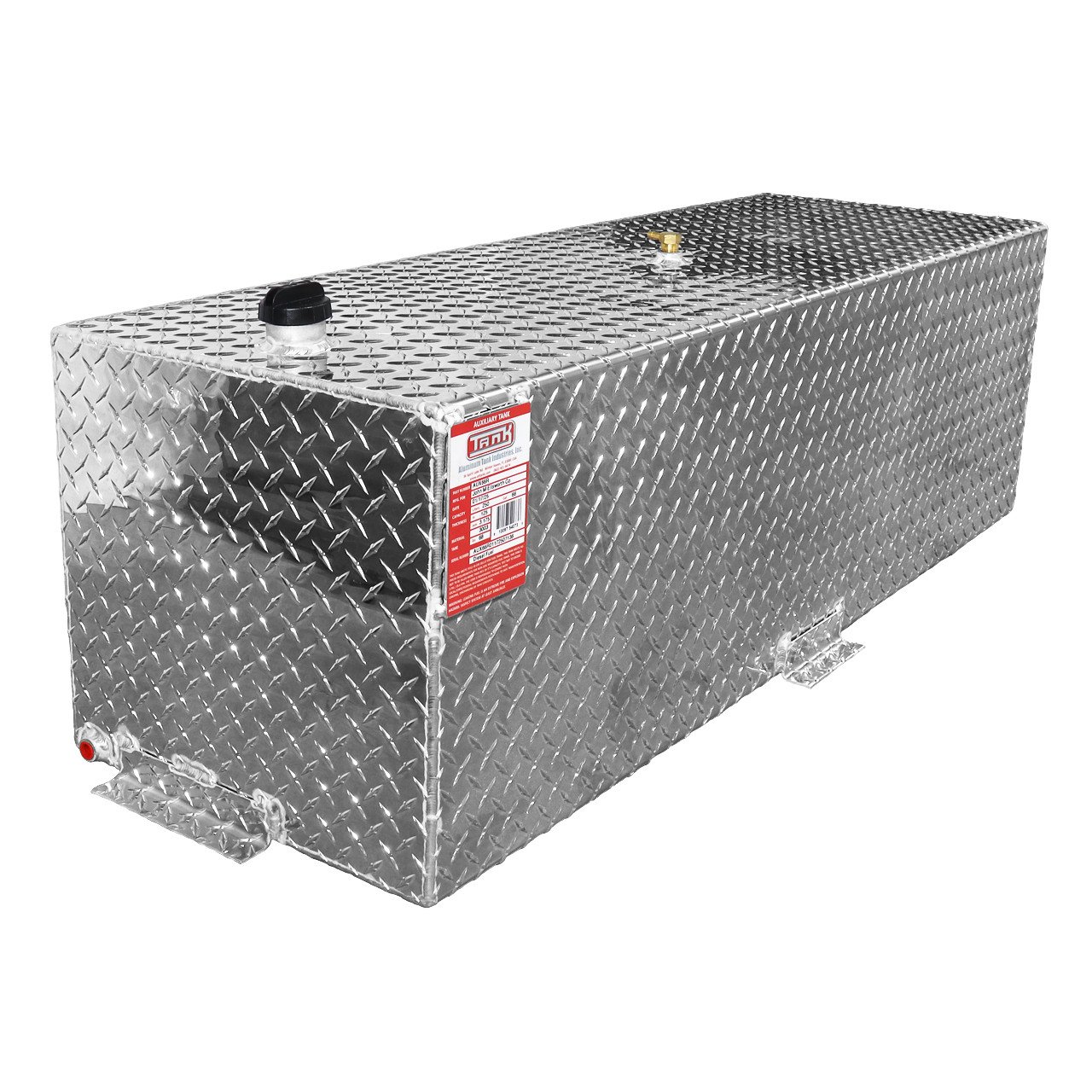 66 Gallon Aluminum Rectangle Auxiliary Tank - Diesel - John M