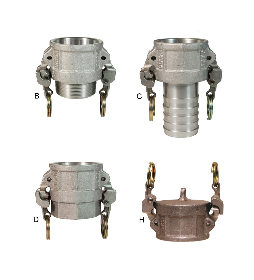 Dixon 3 in. Aluminum Dixon EZ BossLock Cam & Groove Couplers John M