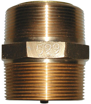mos Morrison Bros. 529 Series 2 in. NPT Brass Nipple Check Valve