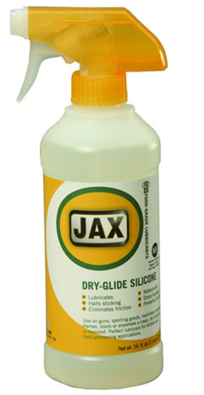 JAX Dry-Glide® Food Grade All Purpose Silicone Spray & Dry-Glide® WB  Silicone Spray
