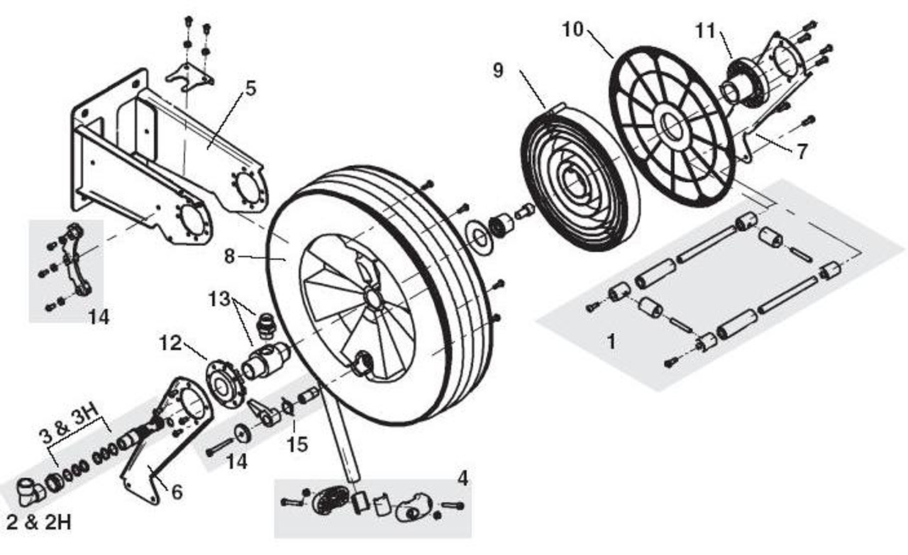 Liquidynamics 43002 & 43102 Hose Reel Parts - John M. Ellsworth Co. Inc.