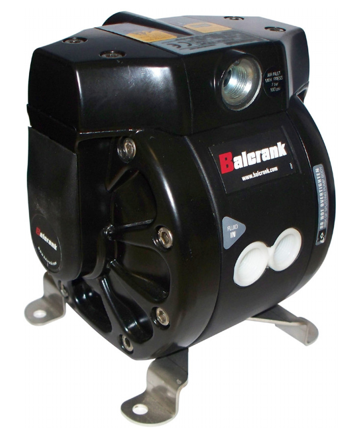 Balcrank CenterFlo CF15 Polypropylene Dual Fluid Inlet Diaphragm Mixing