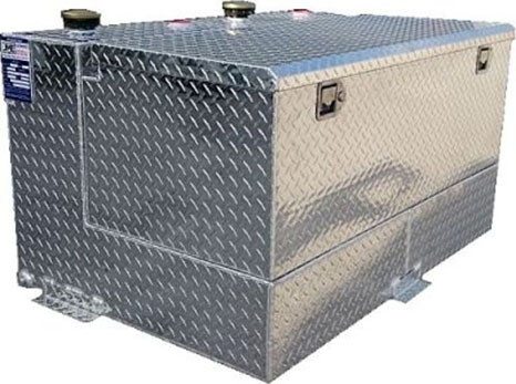 47/47 Gallon Aluminum Fuel Transfer Tank w/ Toolbox - John M