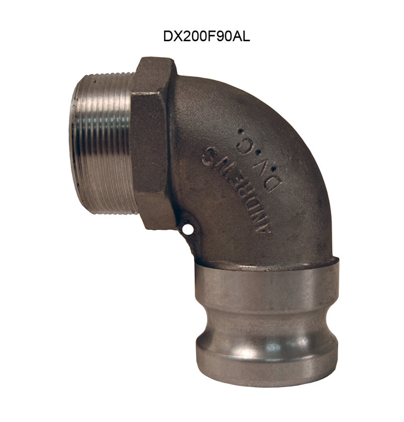 Dixon Aluminum Male Adapter x Male NPT 90° Elbows John M. Ellsworth