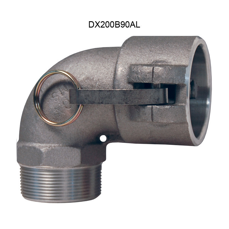 Dixon Aluminum Female Coupler x Male NPT 90° Elbow John M. Ellsworth