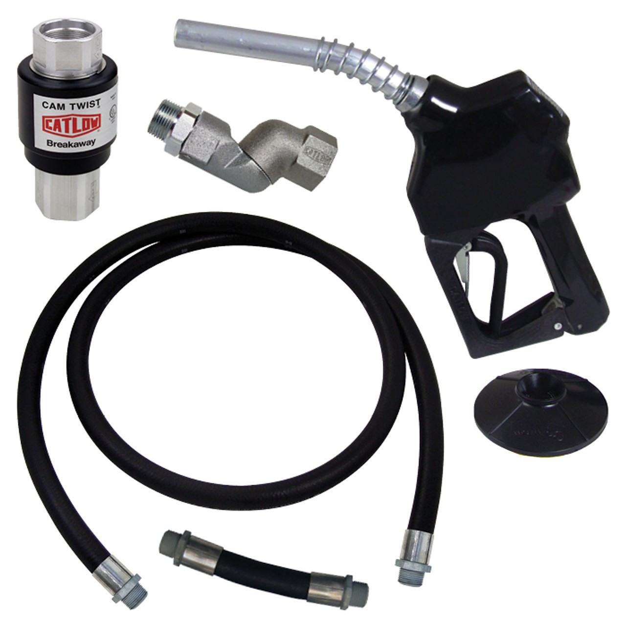 Complete Unleaded Nozzle Swivel 3/4 in. Hose Set w/ Magnetic