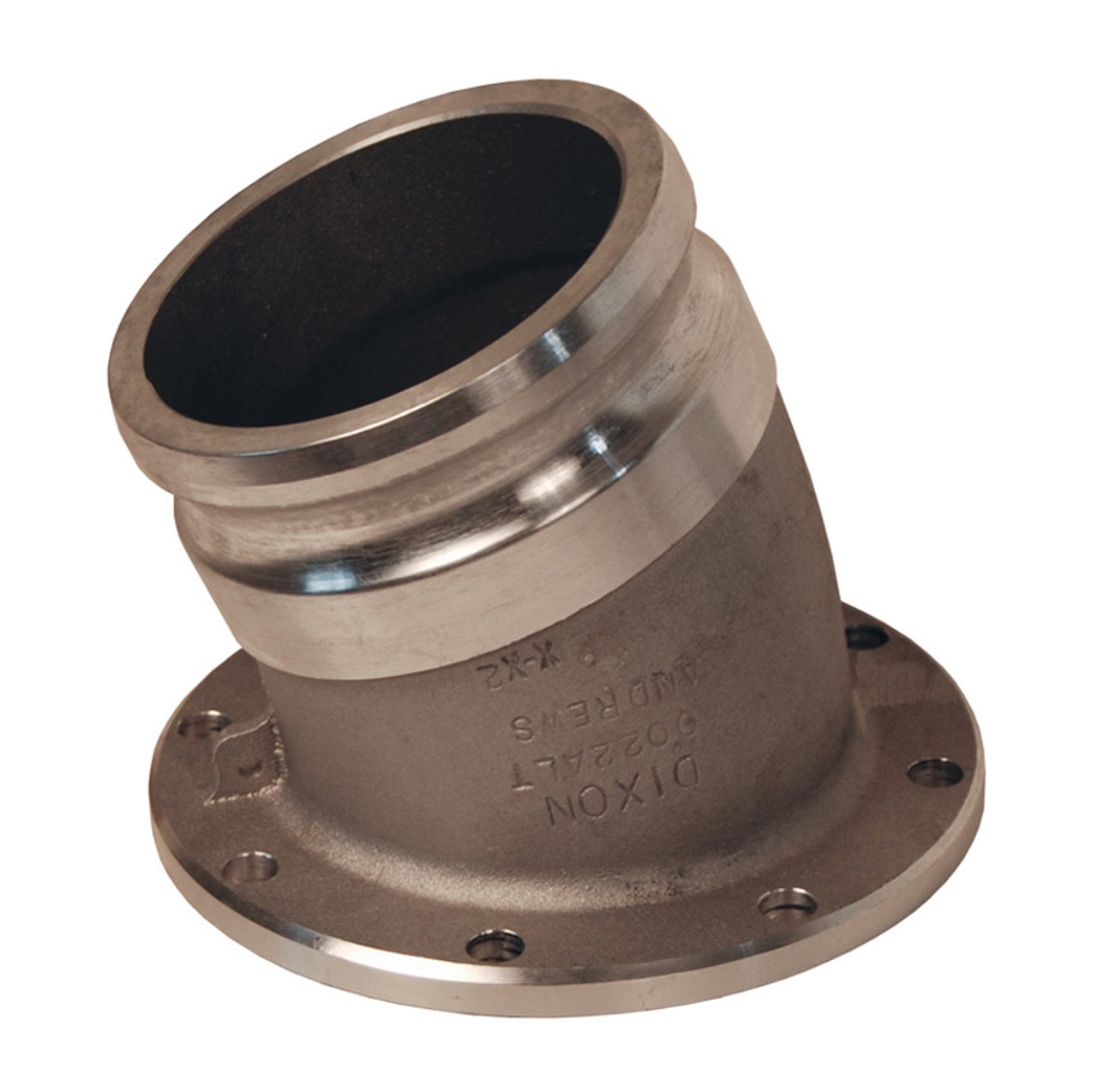 Dixon 4 In Aluminum 22 12å¡ Angle Adapter X Ttma Flange John M Ellsworth Co Inc 5643