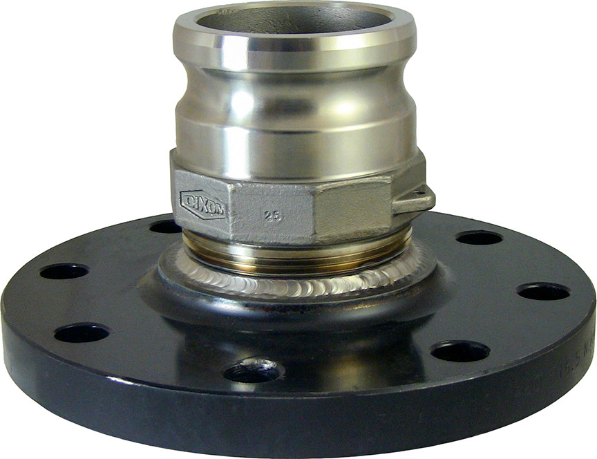 4 in. Carbon Steel 150# Raised Face Flange x 3 in. Male Adapter