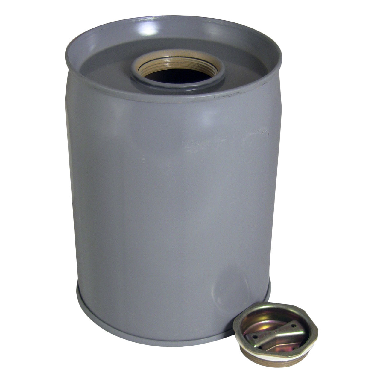 55 Gallon Tight Head Stainless Steel Drum, UN Rated, 2 & 3/4 Fittings (18  gauge)