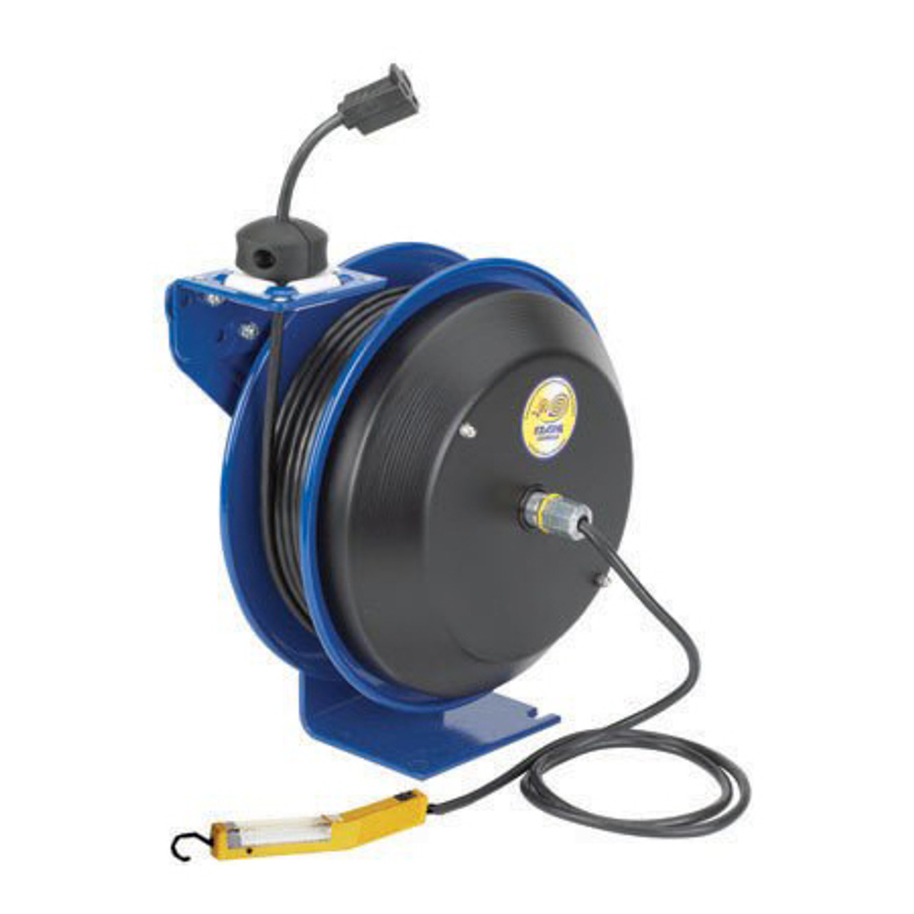 Coxreels EZ-PC Series Power Cord Reel w/ Spring Rewind & Angle Light