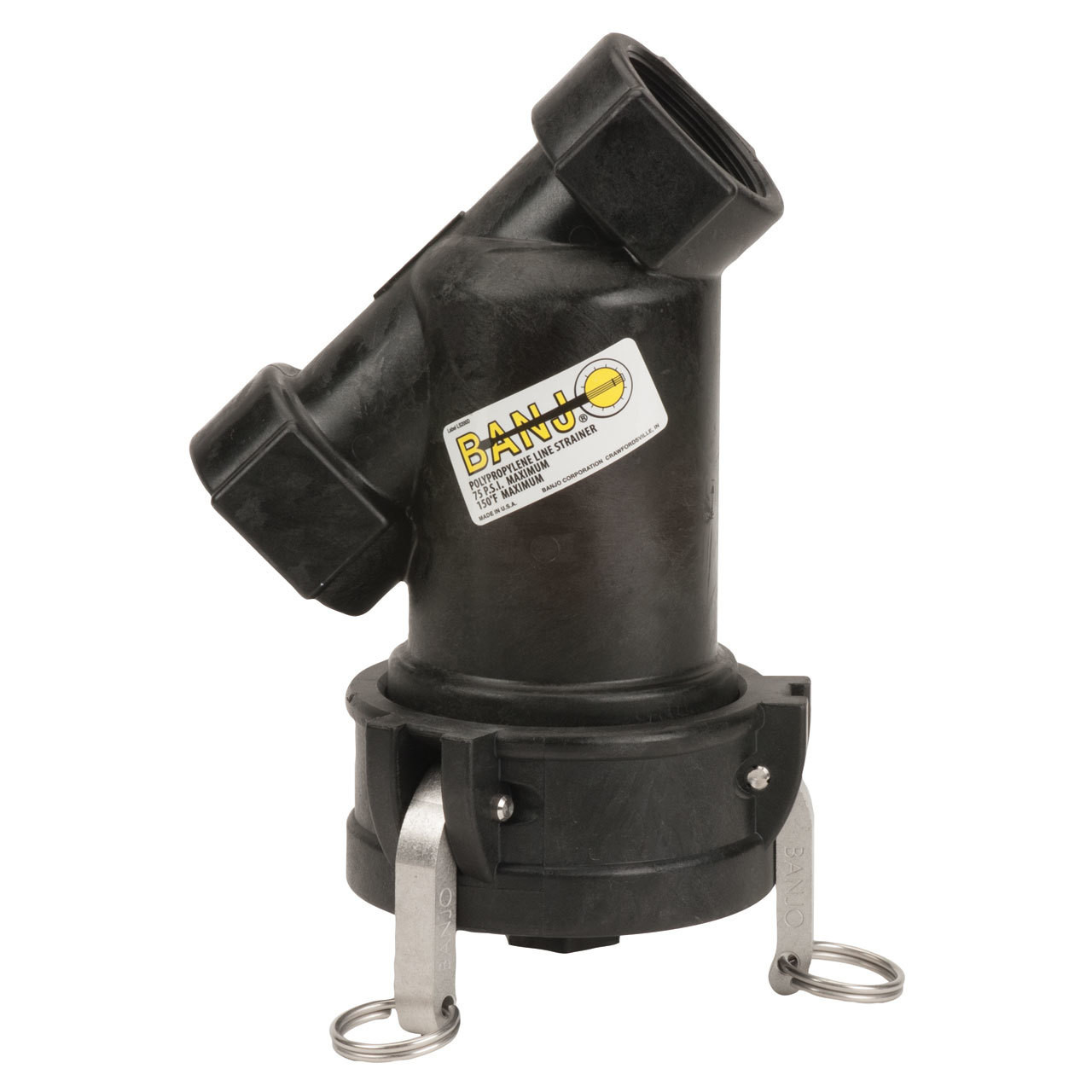 Banjo LSQ 2 in. x 2 in. NPT Polypropylene Line Strainers John M
