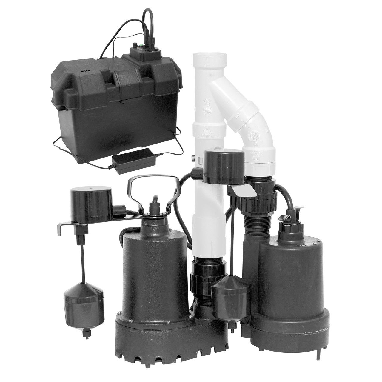 20 GPM Battery Backup Sump Pump Kit John M. Ellsworth Co. Inc.