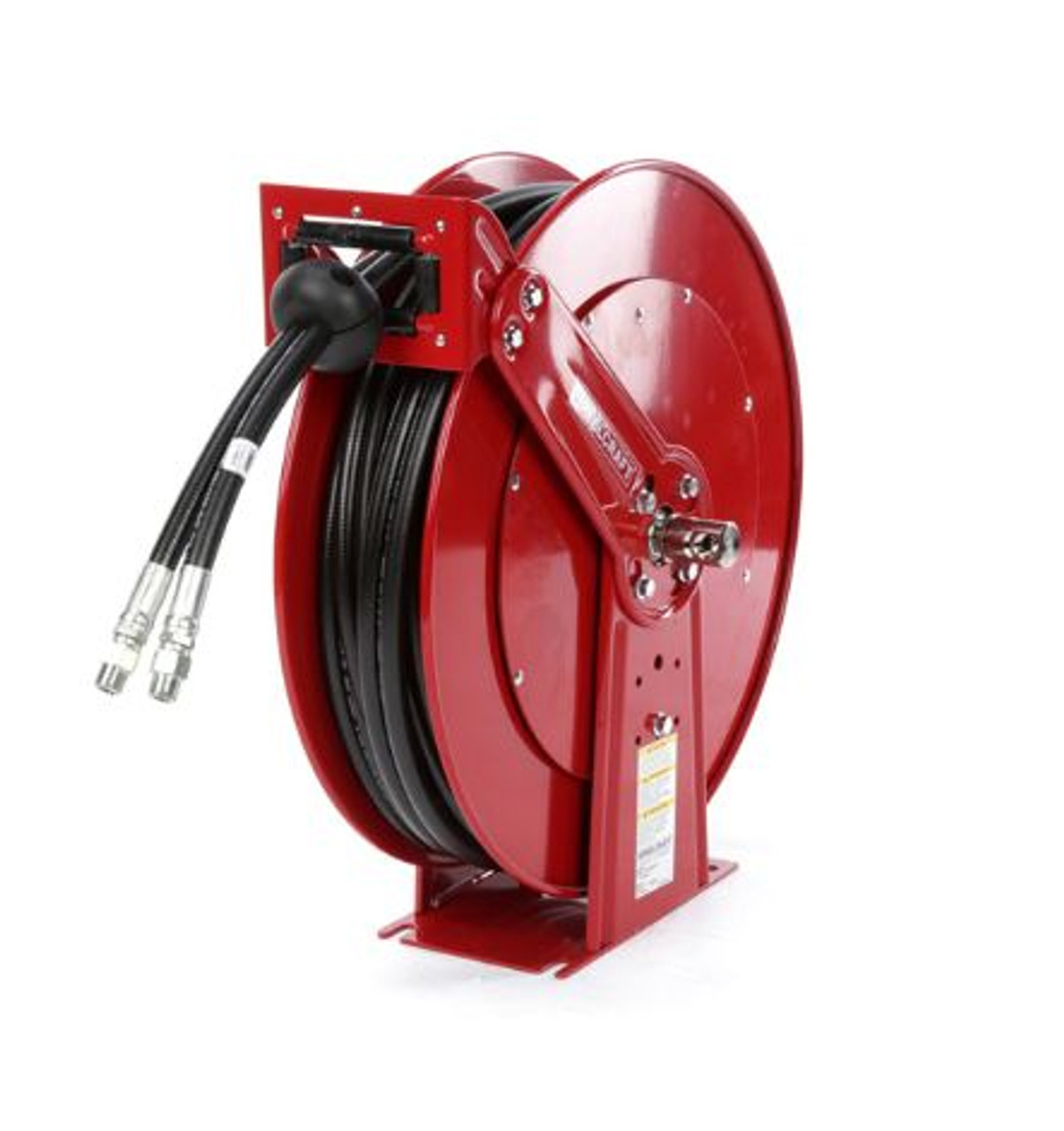 Reelcraft Twin Hydraulic Oil Hose Reel with 1/2 in. x 50 ft. Hose - John M.  Ellsworth Co. Inc.