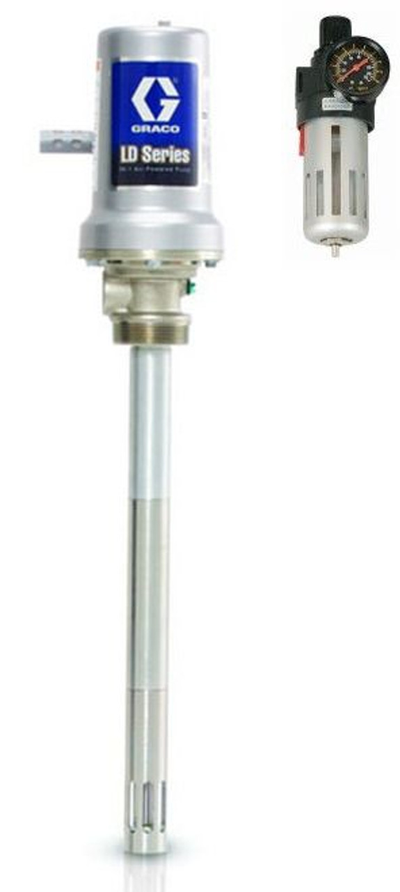 Graco LD Series 31 Air Powered Piston Oil Pump 7.8 GPM w/ 55 Gal