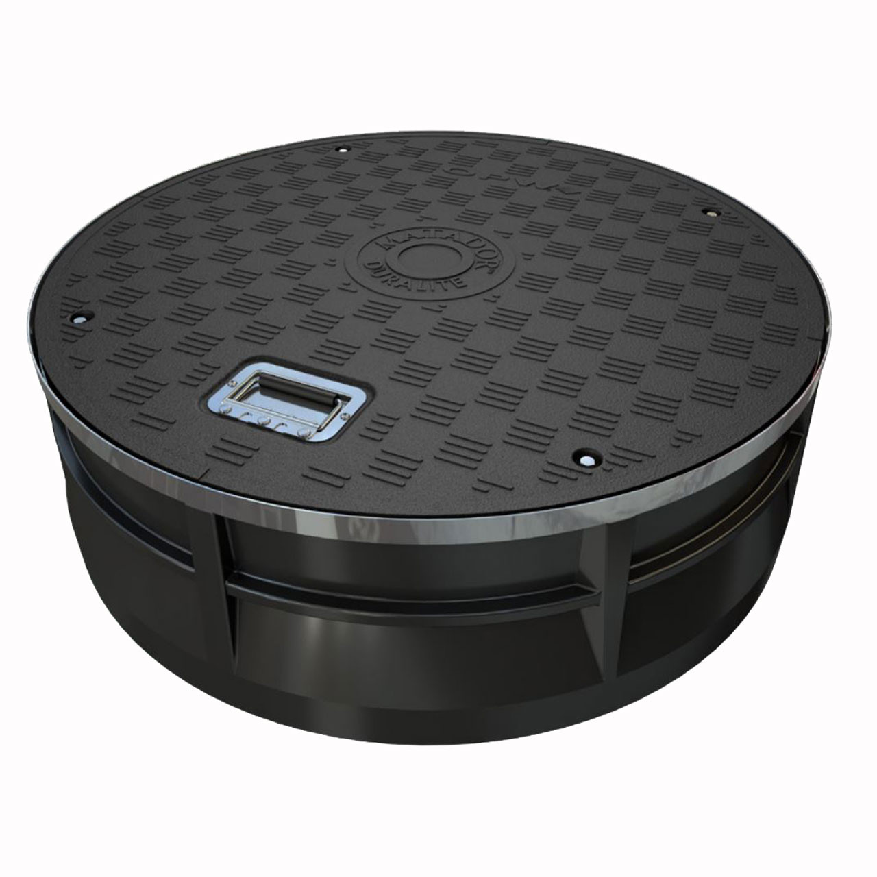 OPW Matador 37 in. Composite Manhole Cover w/ Ring and Skirt