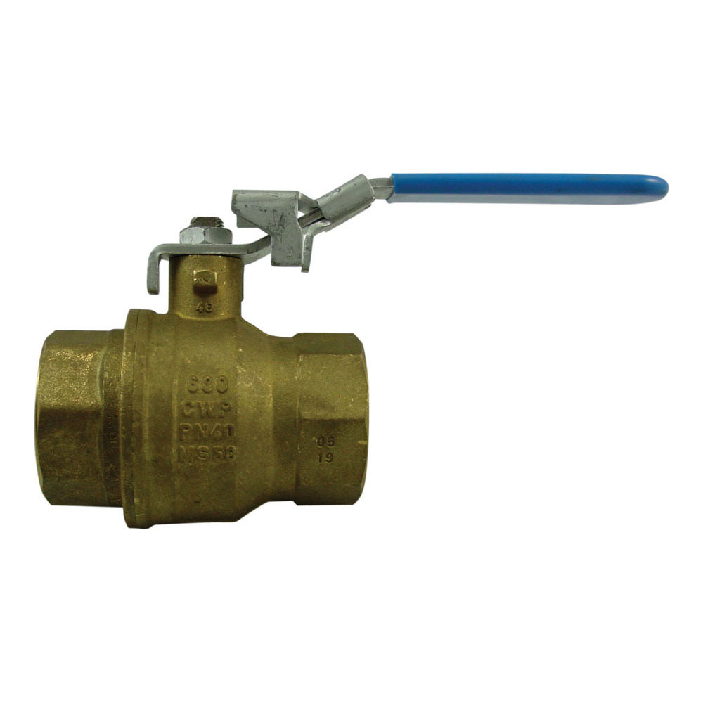 Morrison Bros. 691B Series 1/2 in. NPT Locking Brass Ball Valve