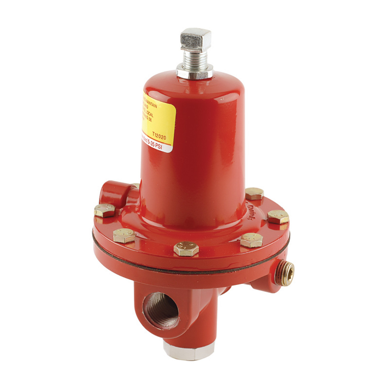 gas pressure regulator valve