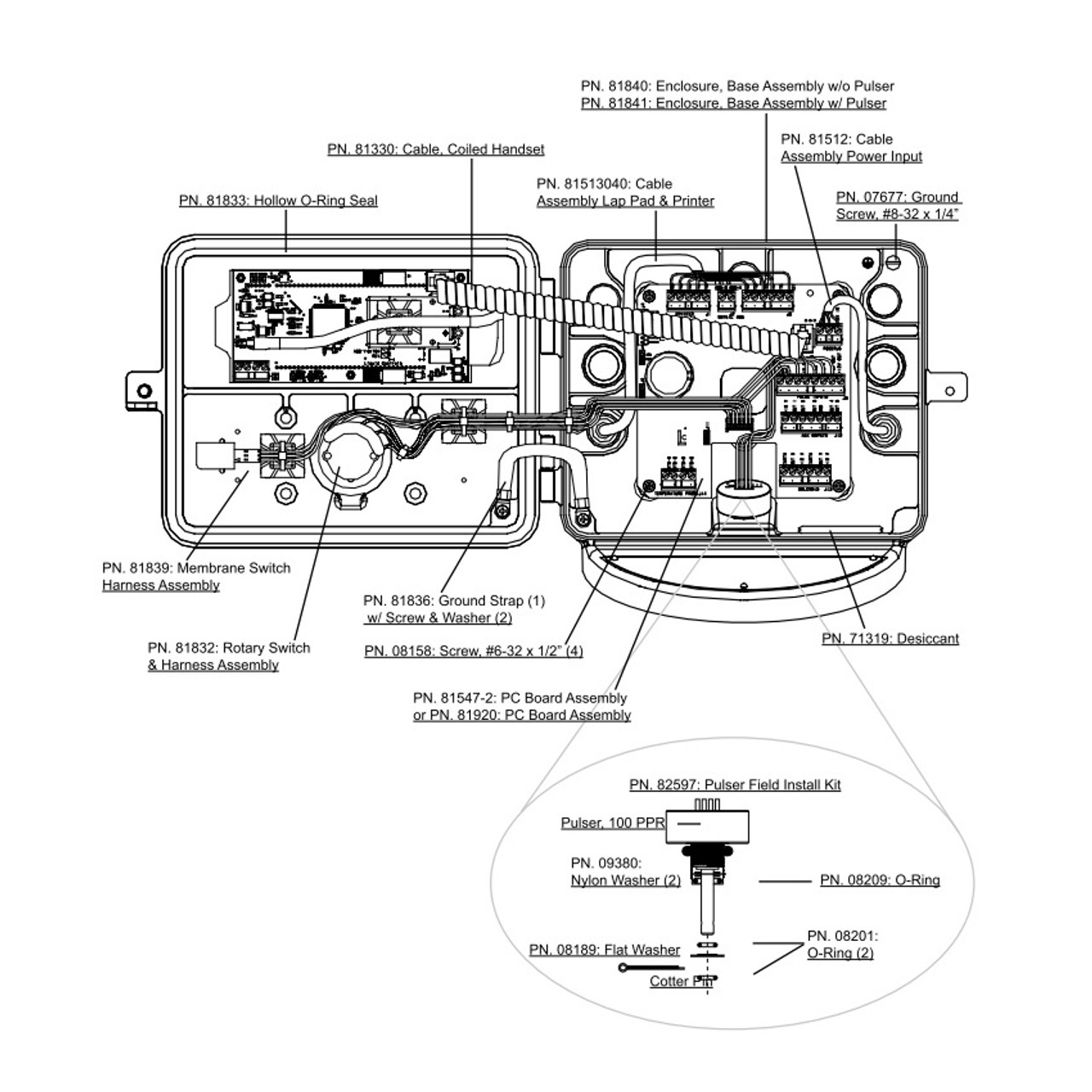 Liquid Controls Epson Printer for LCR II in M-7 & M-10 Meters