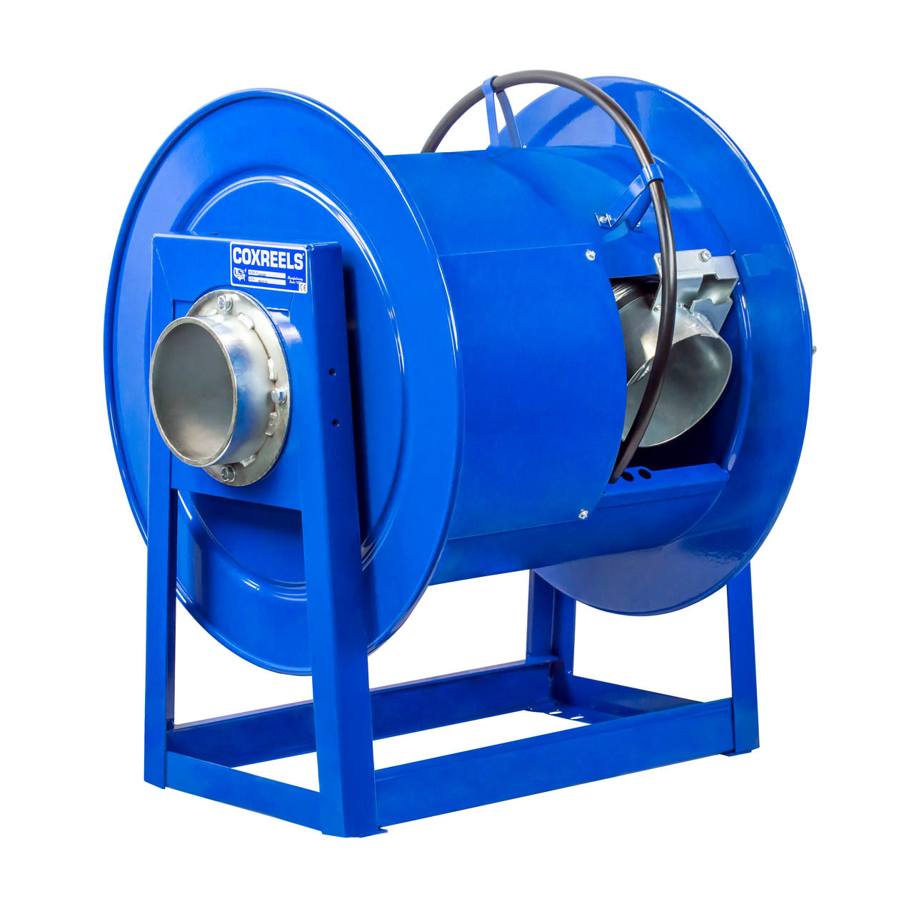 Coxreels 300 Series Spring Driven Exhaust Hose Reel - Reel Only - 4 in. x  24 ft. - John M. Ellsworth Co. Inc.
