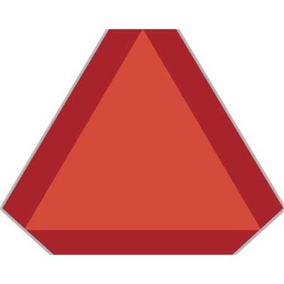 Panneau De Signalisation Véhicule Lent - Triangle De Sécurité Métal - Lot De 2 - 14x16 Pouces