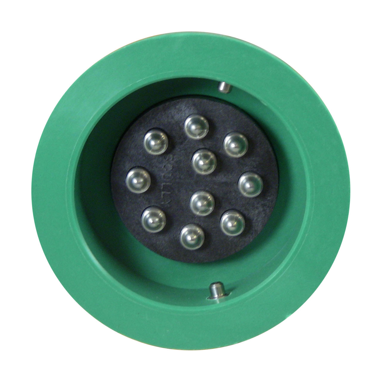 Scully Green Thermistor Plug Only w/ 2 J-Slot Pins & 10 Contact