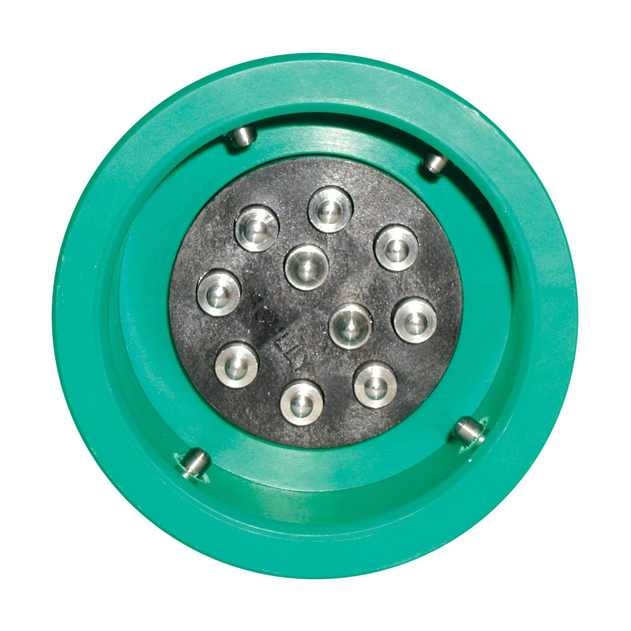 Scully Green Thermistor Plug Only w/ 4 J-Slot Pins & 10 Contact