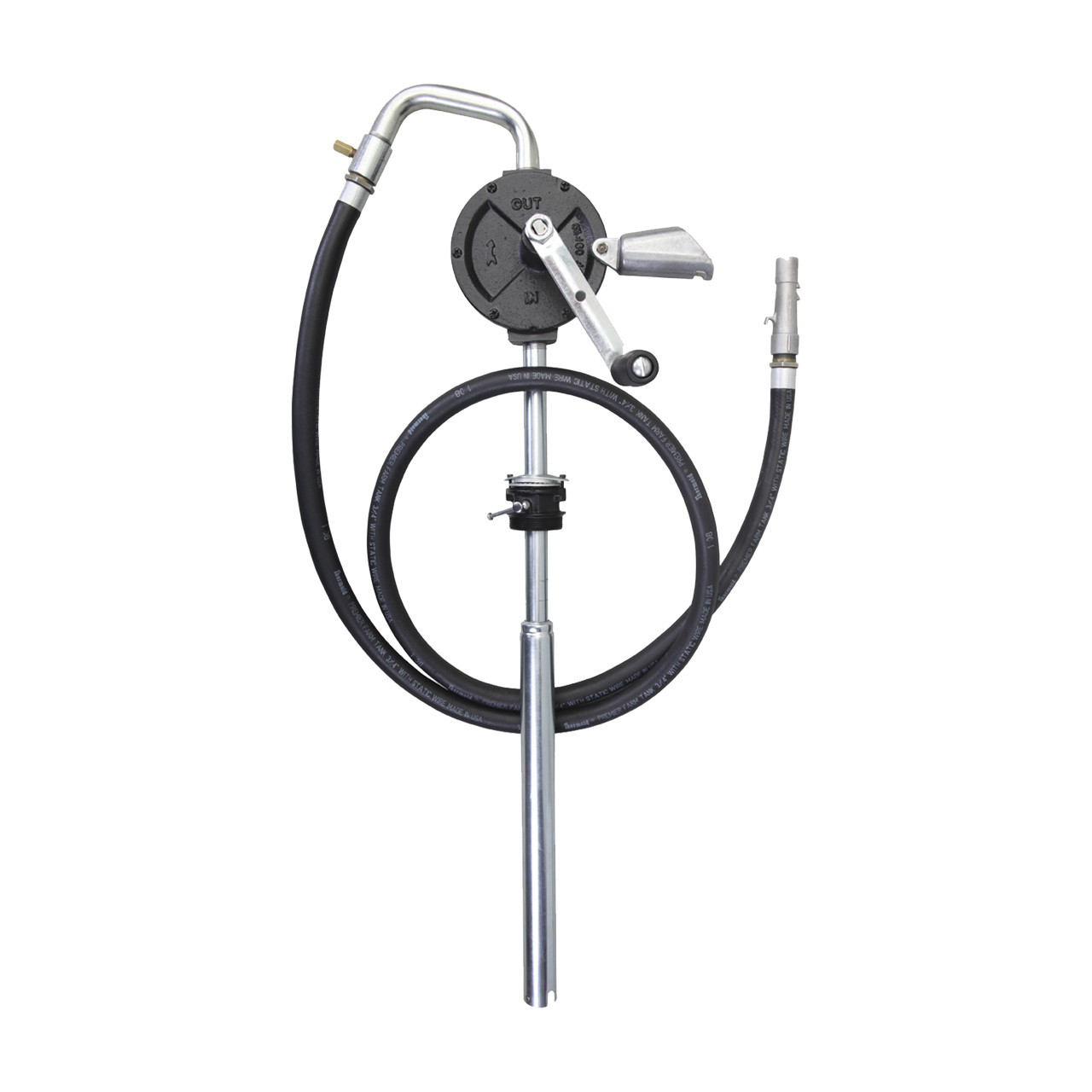 Cast iron hand operated rotary pump for 15-55 gallon drums