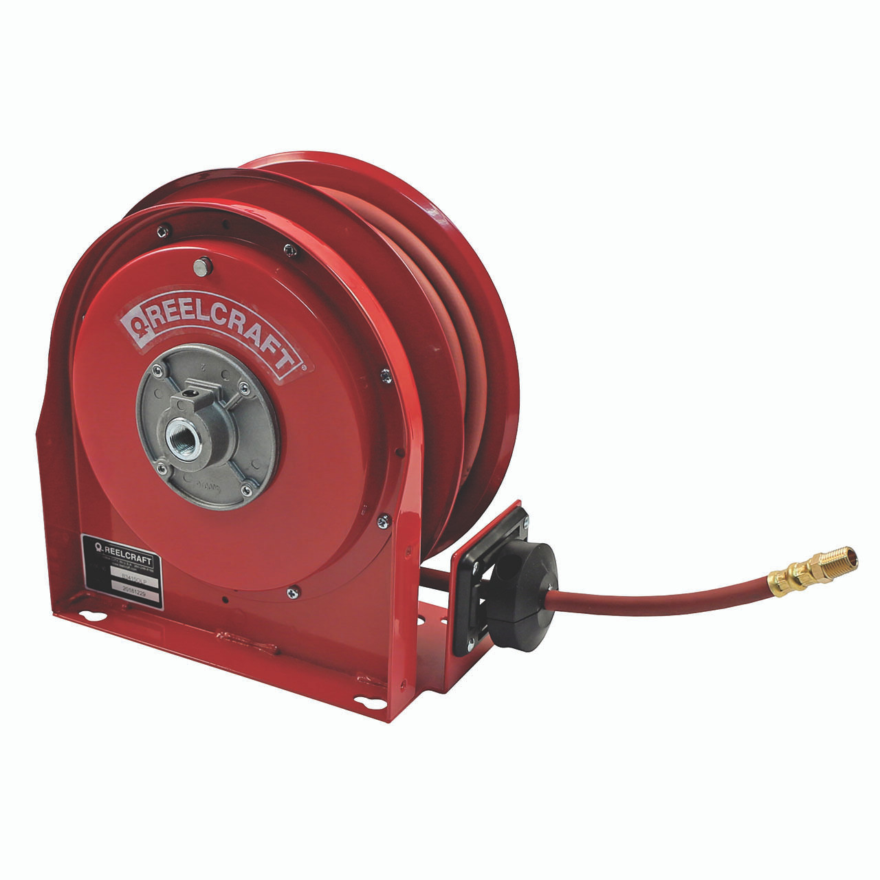 Reelcraft Series 3000 Ultra Compact Low Pressure Air/Water Hose Reel- Reel  & Hose- 3/8 x 25