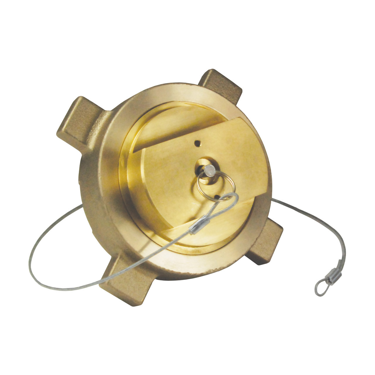 Dixon Cryogenic Brass LNG Coupling w/ FNPT Thread/Plug & Retaining