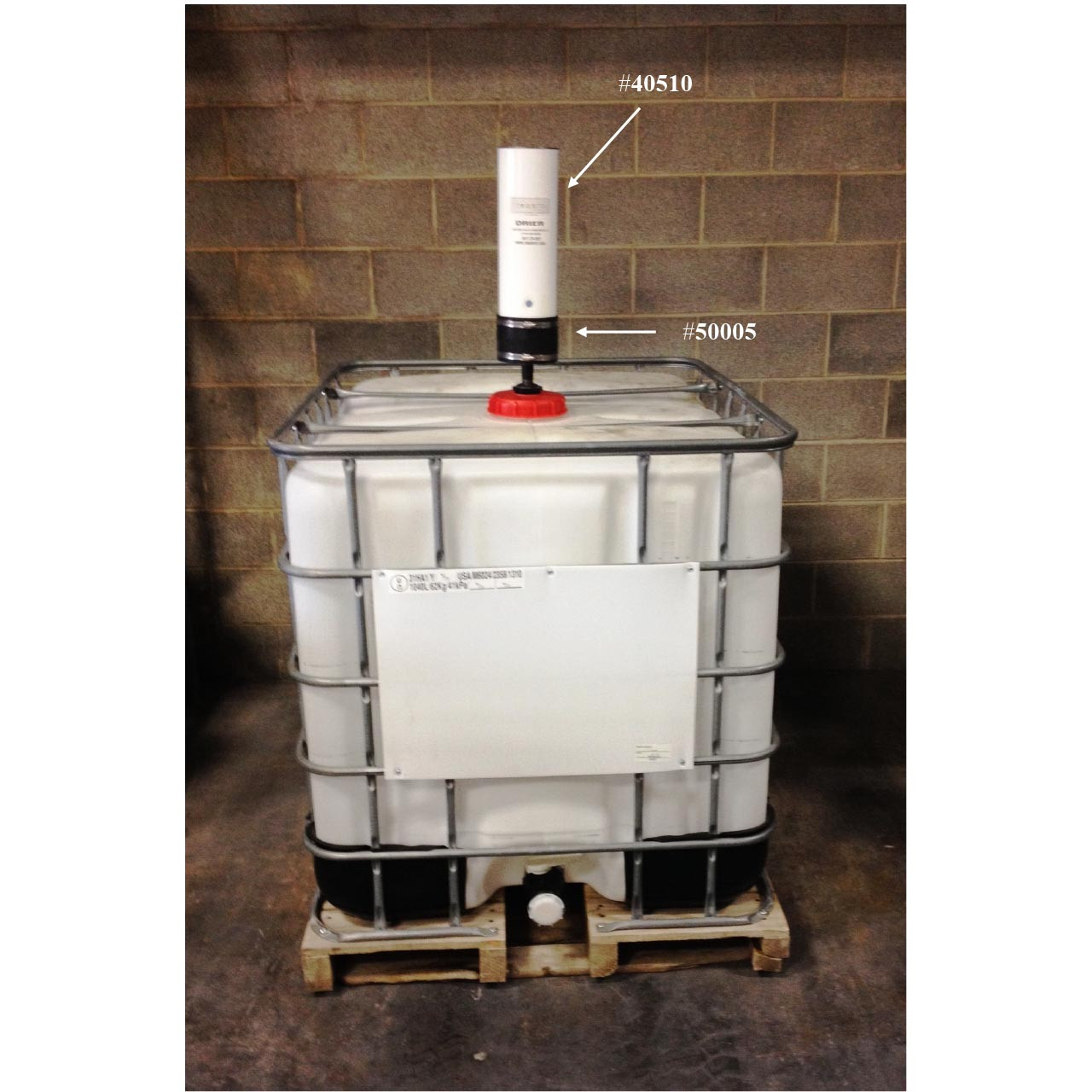 Drierite Company 40510 Series Disp. Desiccant Tote Drier Cart.